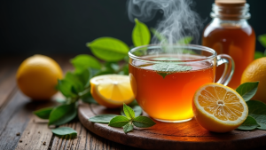 Remedio natural con agua de naranja y canela