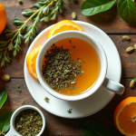 Remedio natural con agua de naranja y canela