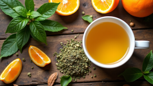 Remedio natural con agua de naranja y canela