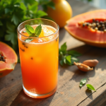 Remedio natural con agua de papaya