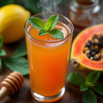 Remedio natural con agua de papaya