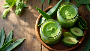 Remedio natural con aloe vera