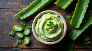 Remedio natural con aloe vera