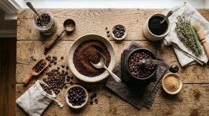 Remedio natural con café molido