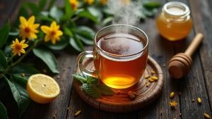 Remedio natural con flor de jamaica