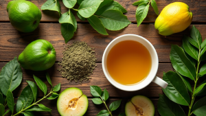 Remedio natural con hoja de guayaba