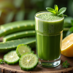 Remedio natural con jugo de nopal