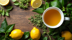 Remedio natural con limón y bicarbonato