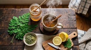 Remedio natural con moringa