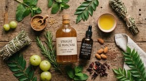 Remedio natural con vinagre de manzana